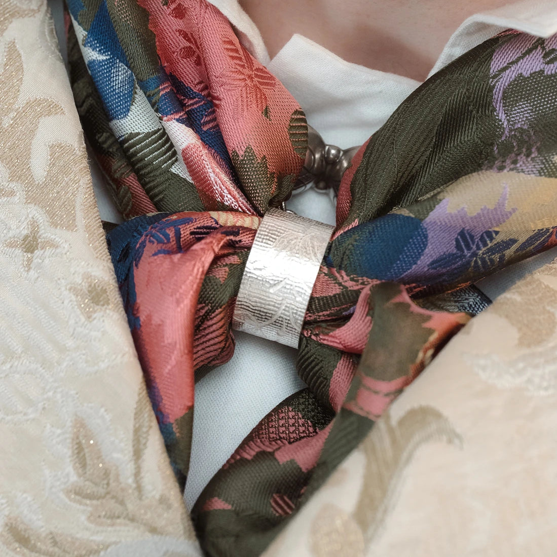 Skjerfring Blomst ⎜ Sølv