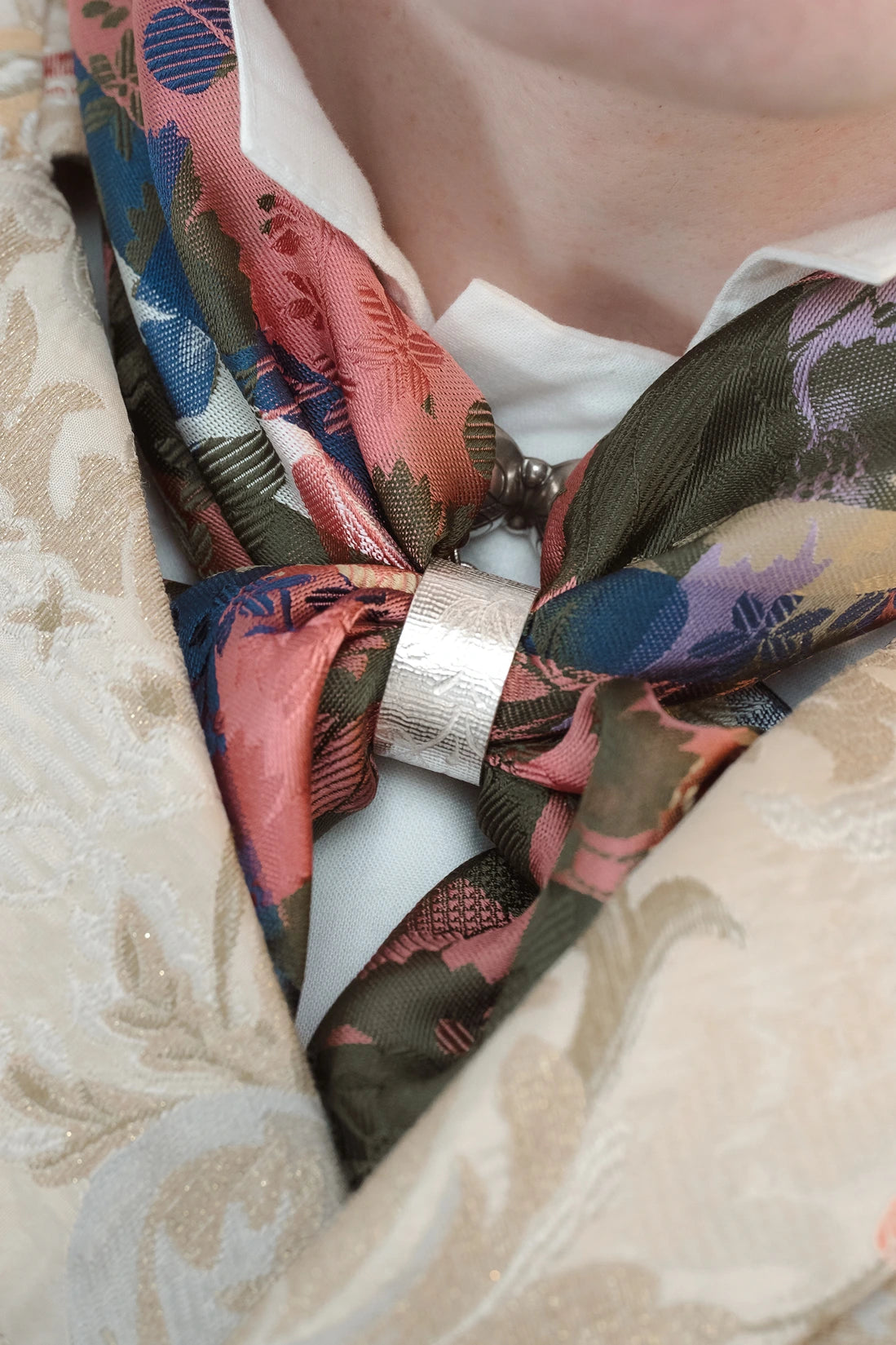 Skjerfring Blomst ⎜ Sølv