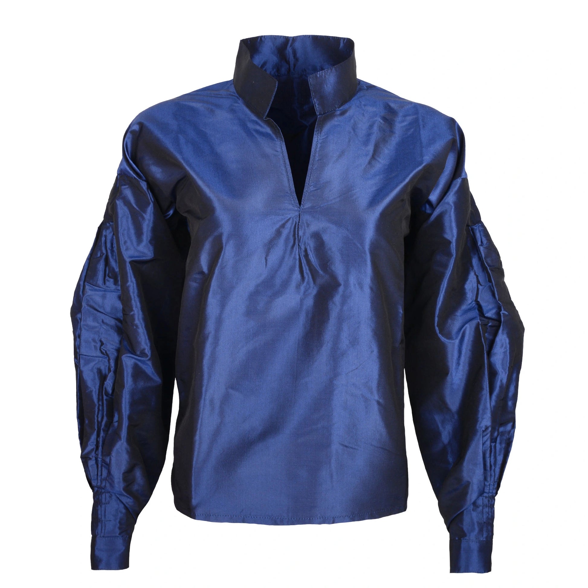 Silkeskjorte  ⎮  Julia  ⎮  Blå