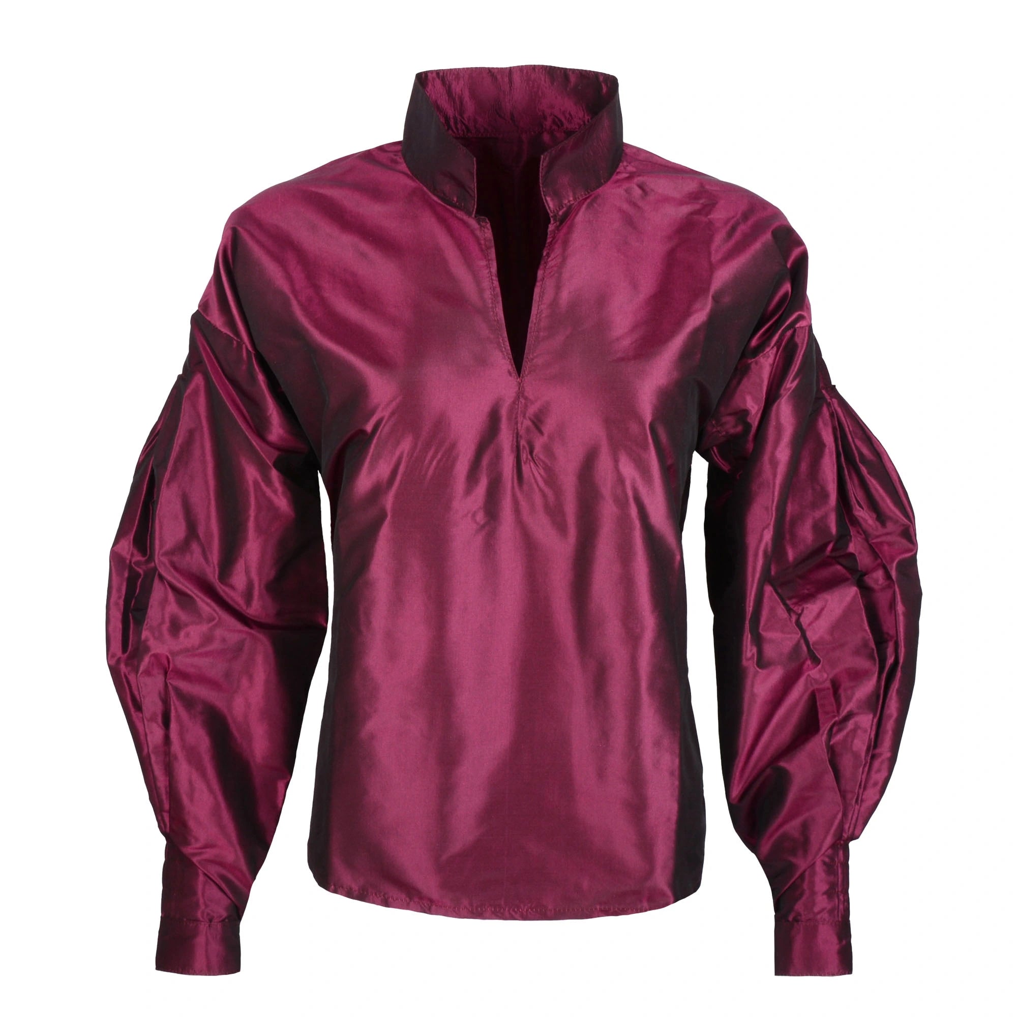 Silkeskjorte  ⎮  Julia  ⎮  Plomme