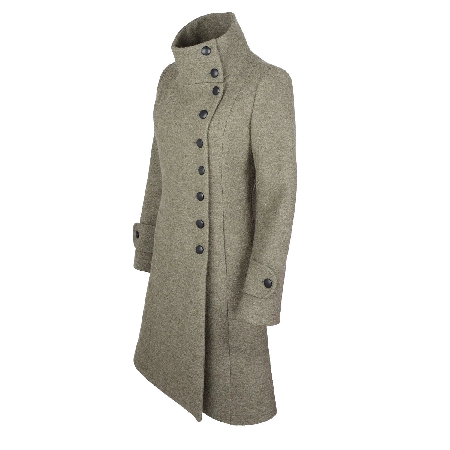 Helle ullkåpe  ⎮  Lysgrønn melert