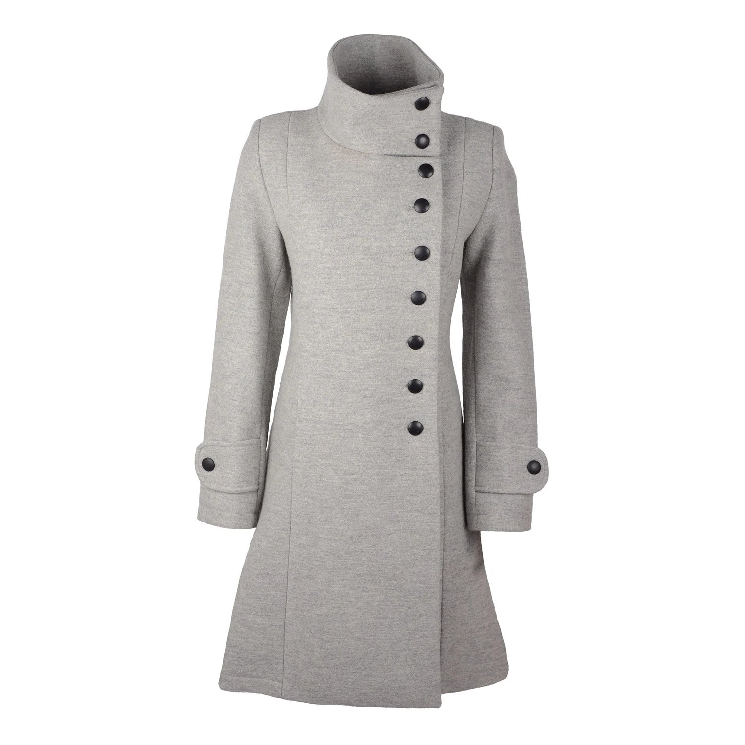 Helle ullkåpe  ⎮  Lysgrå melert