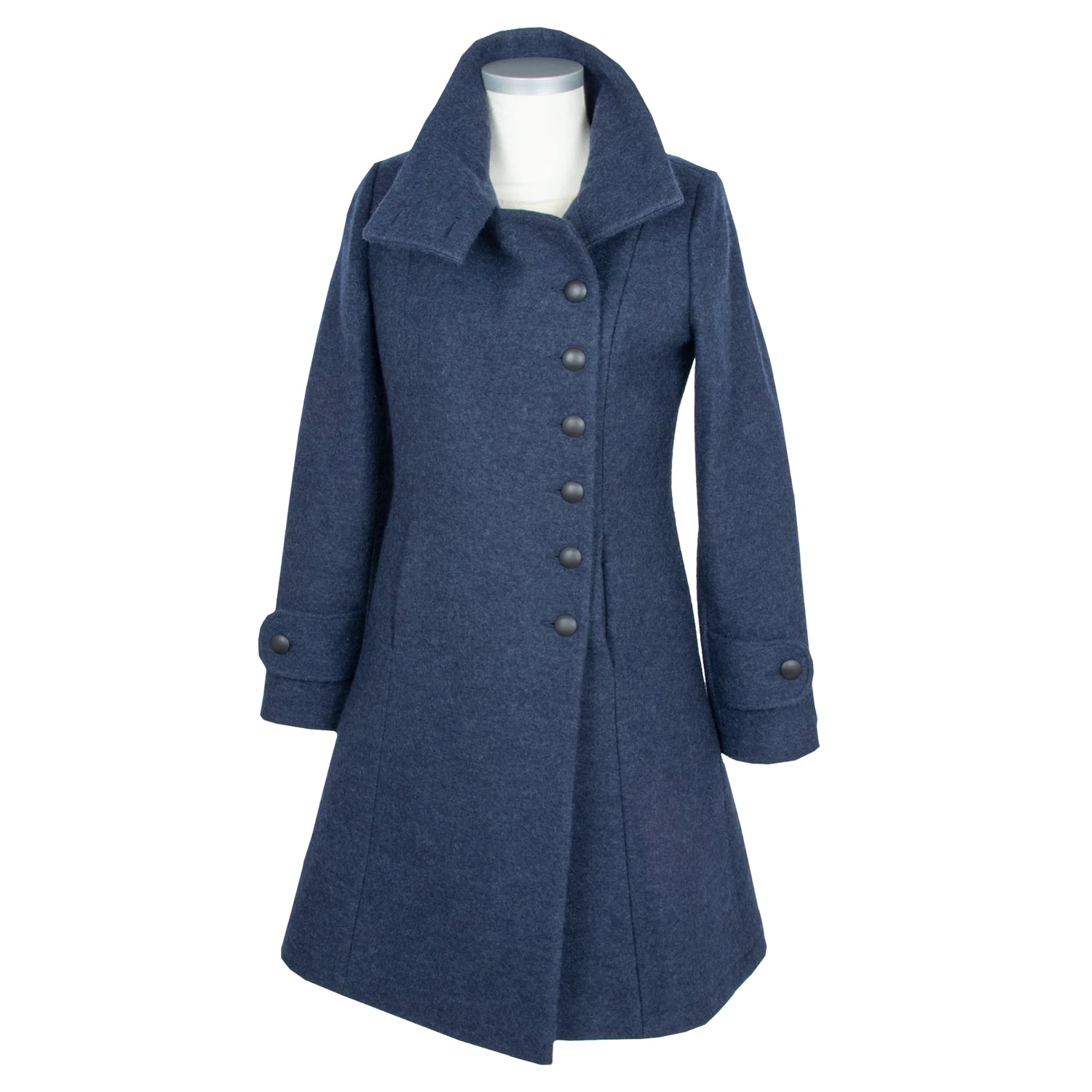 Helle ullkåpe  ⎮  Blå