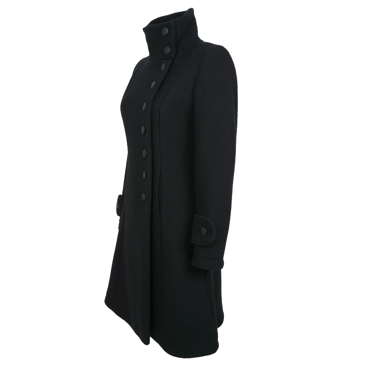 Helle ullkåpe  ⎮  Sort