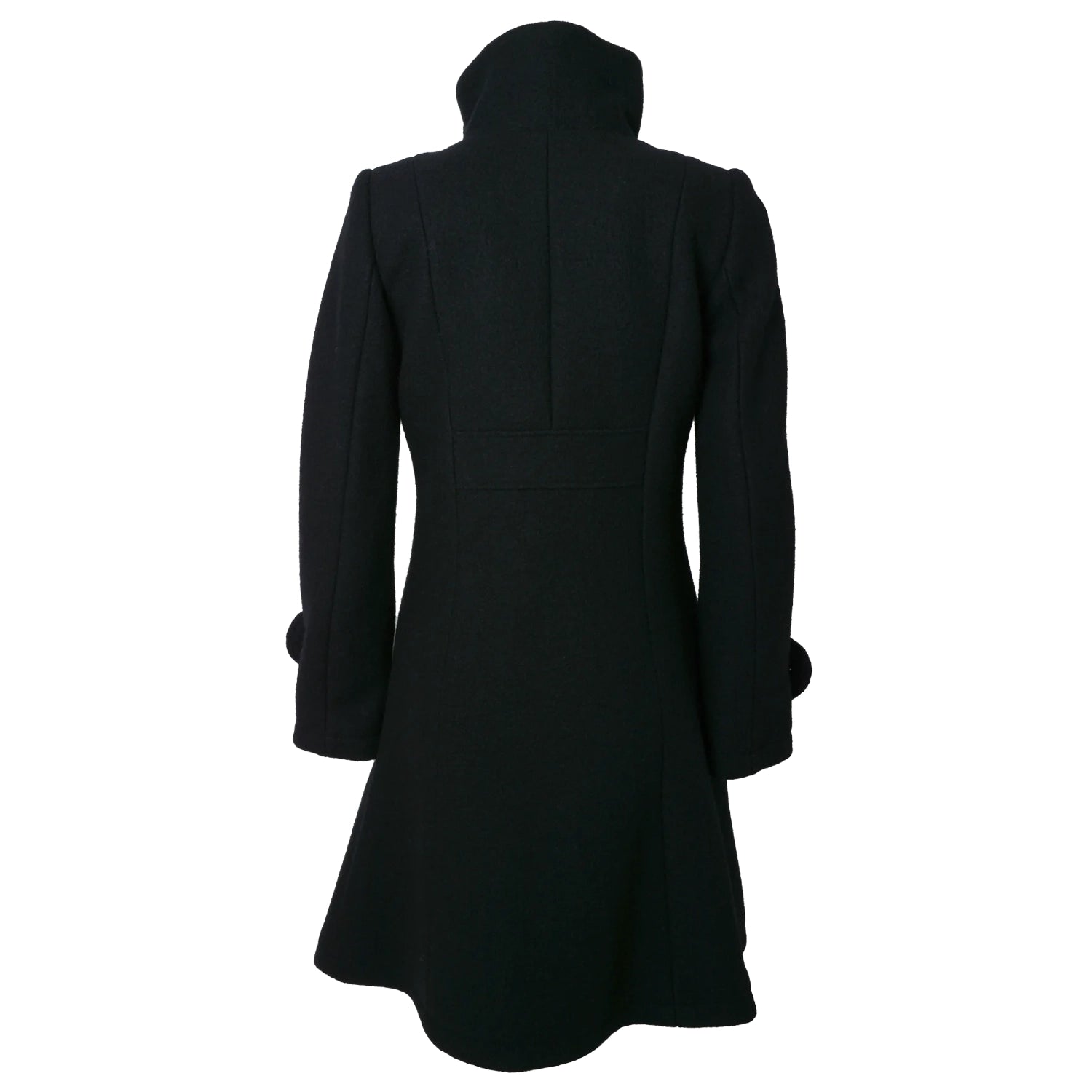 Helle ullkåpe  ⎮  Sort