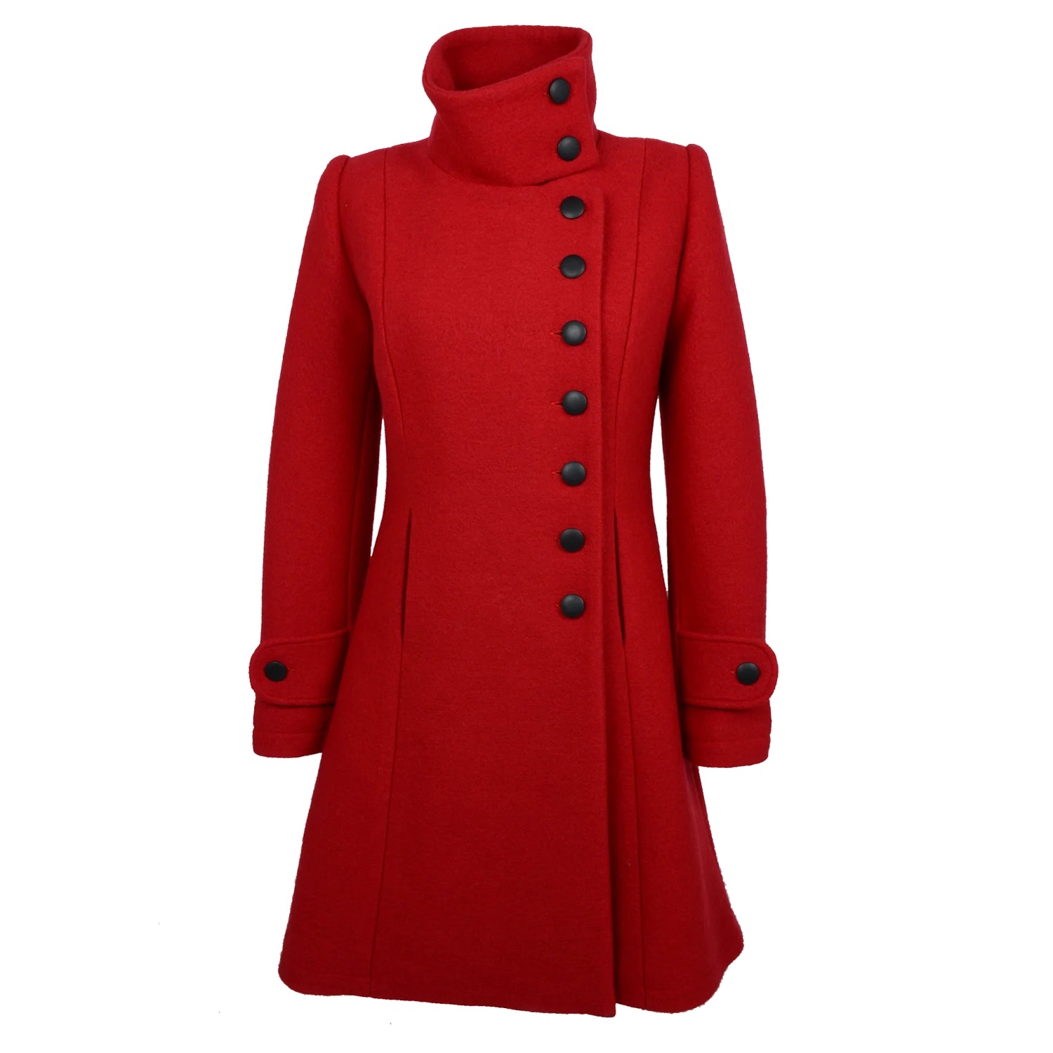 Helle ullkåpe  ⎮  Rød