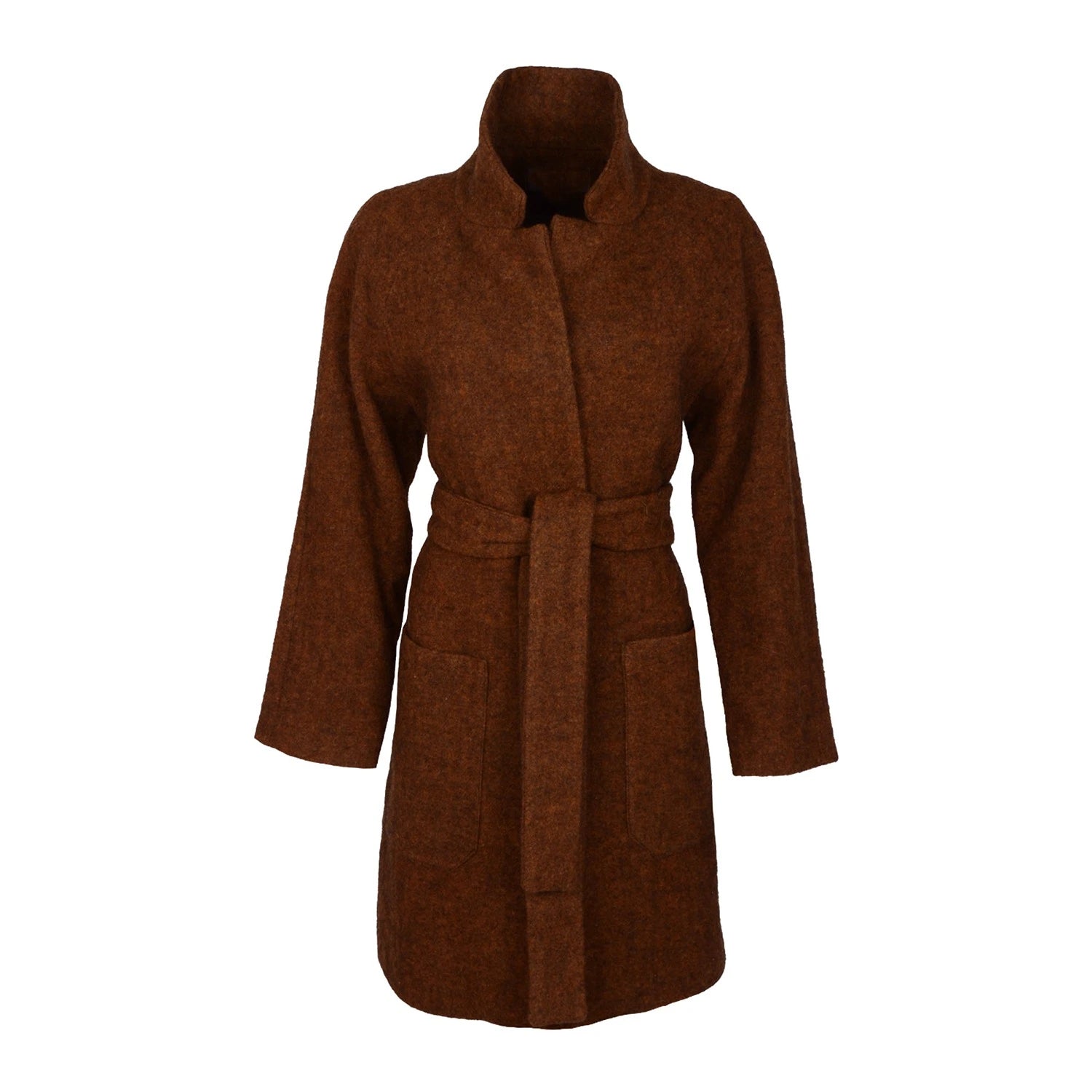 Emma ullkåpe  ⎮  Brun