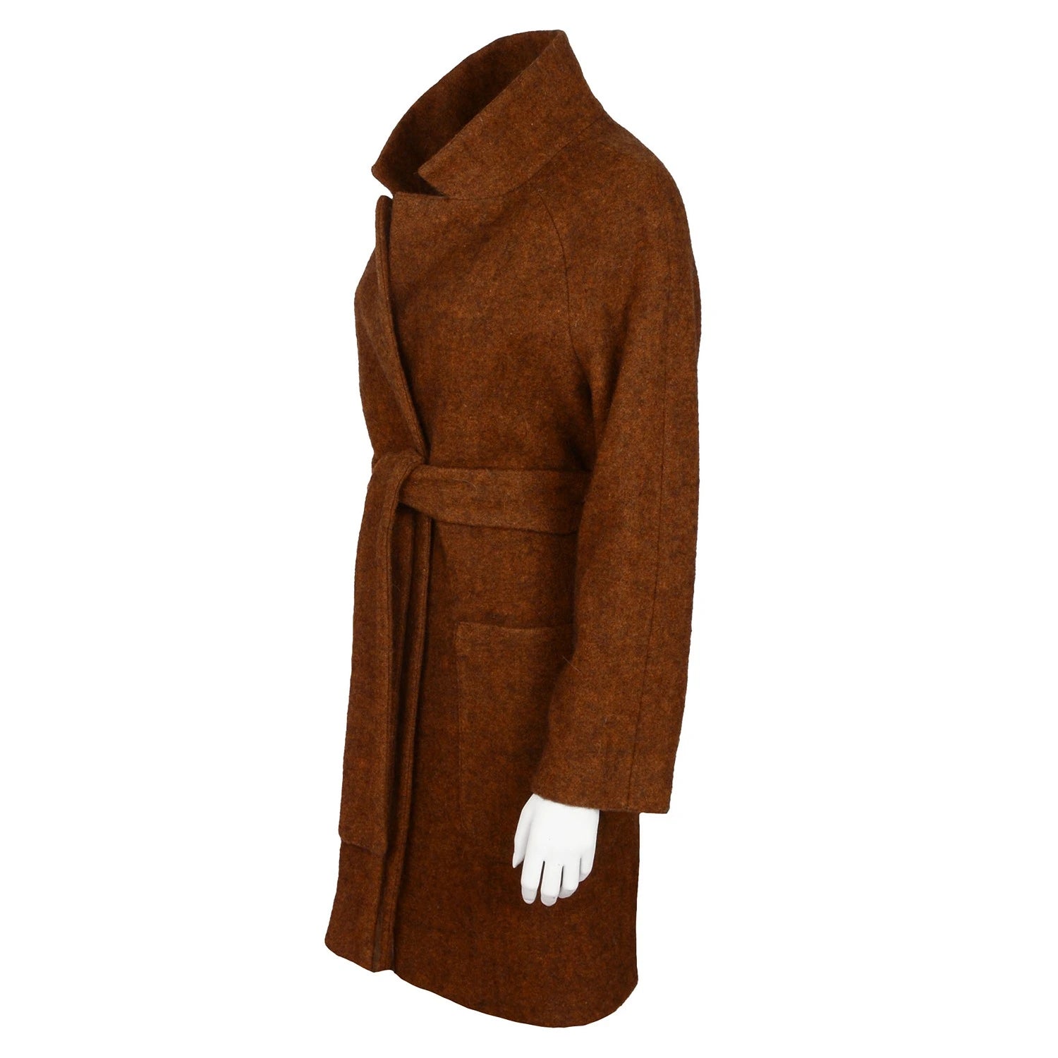 Emma ullkåpe  ⎮  Brun